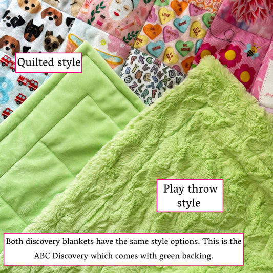 The Different Styles of Minky Discovery Blankets
