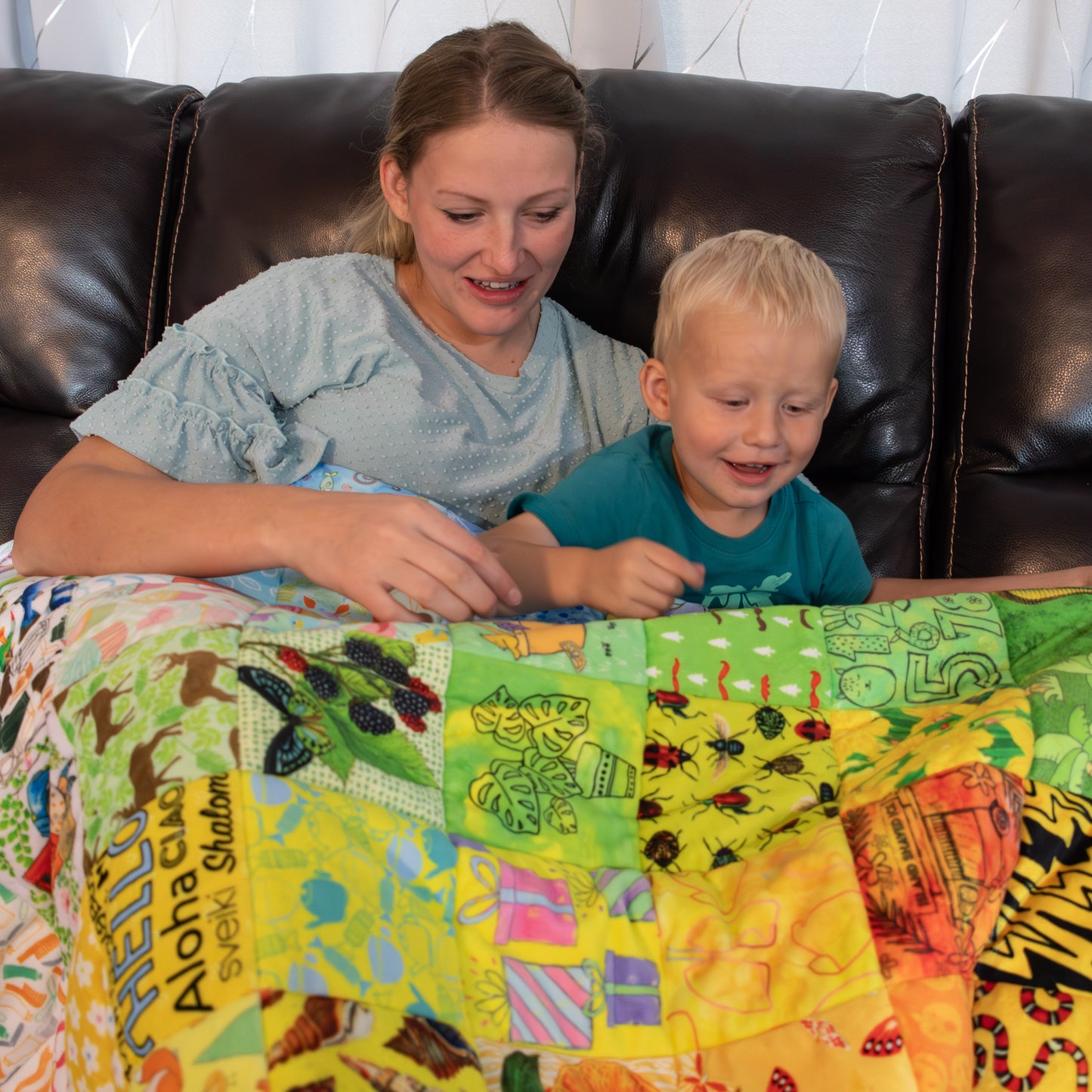 Discovery Minky Blanket - Light Blue