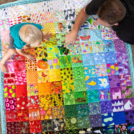 Discovery Minky Blanket - Light Blue